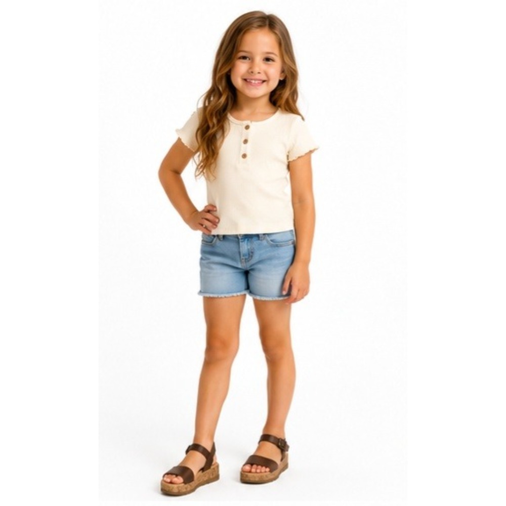 RACHEL SHOES Venice-C Brown Platform Sandals Girls Size‎ 2M Cork Sole Summer